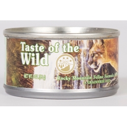 Taste of the Wild Cat Canned Rocky Mtn 24/5.5oz taste of the wild, rocky mountain, Cat food, canned, cat, 